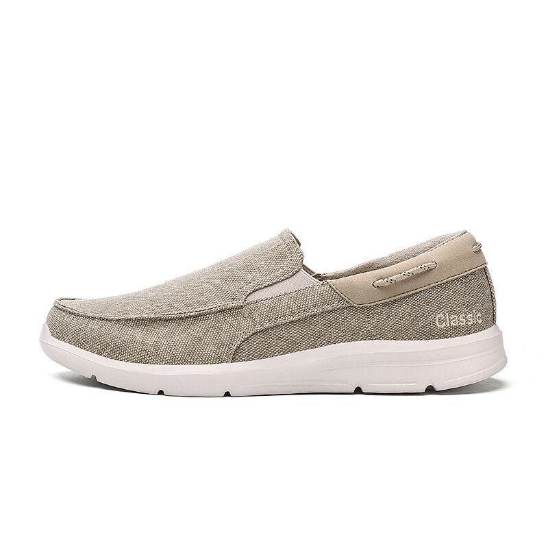 Herre Canvas Letvægts Slip On Casual Sko