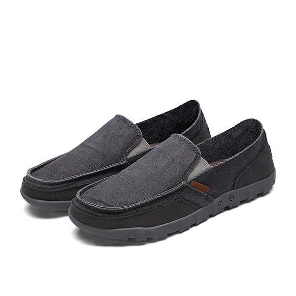 Herre Casual Slip On Flat Shoes Fashion Rund Toe Komfortable Sneakers