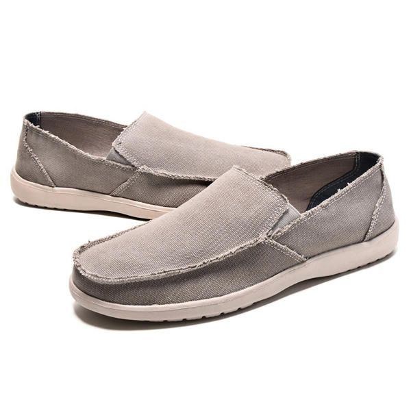 Herre Fritid Flade Sko Slip On Casual Sko Soft Sole Sneakers