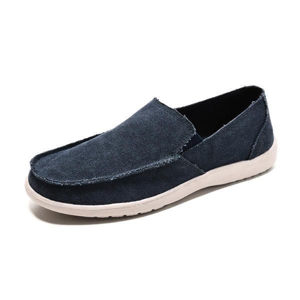 Herre Fritid Flade Sko Slip On Casual Sko Soft Sole Sneakers