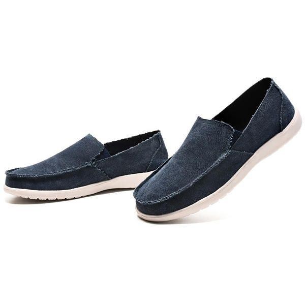 Herre Fritid Flade Sko Slip On Casual Sko Soft Sole Sneakers