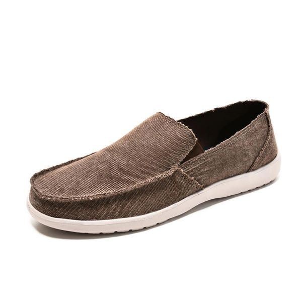 Herre Fritid Flade Sko Slip On Casual Sko Soft Sole Sneakers