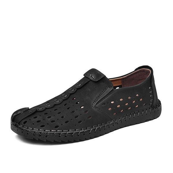 Herre Håndsyning Hule Slip On Casual Flats