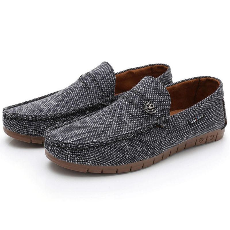 Herre Hollow Out Soft Comfy Slip On Loafers