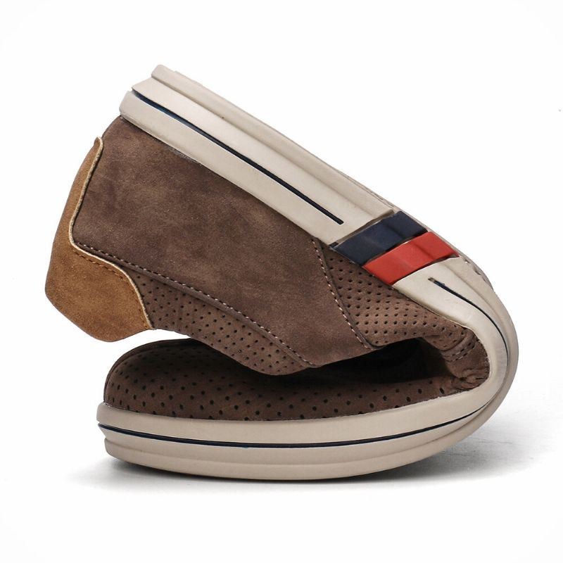 Herre Microfiber Blød Sål Casual Walking Loafers