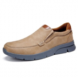 Herre Microfiber Læder Behagelige Slip-on Business Casual Sko