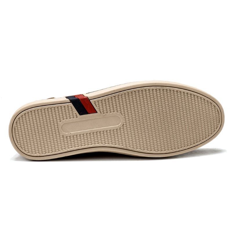 Herre Microfiber Læder Blød Walking Sole Casual Loafers