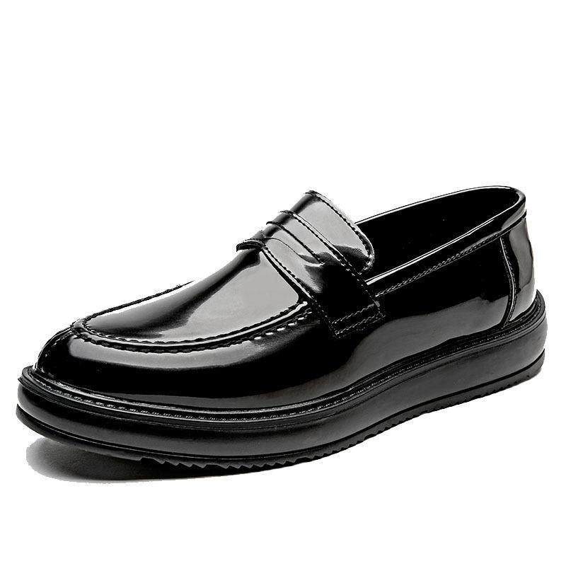 Herre Microfiber Læder Slip On Flats