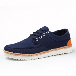 Herre Sneakers Canvas Causal Outdoor Sport Flade Komfortable Oxfords Sko