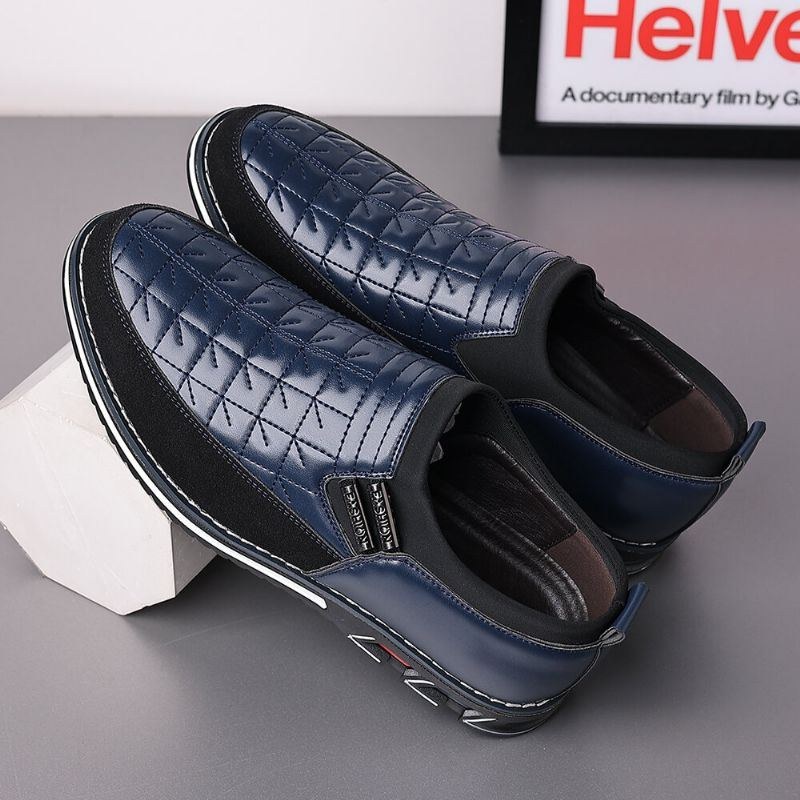 Herre Stitching Skridsikre Slip-on Casual Business Sko