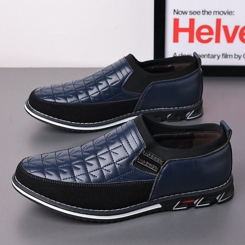 Herre Stitching Skridsikre Slip-on Casual Business Sko