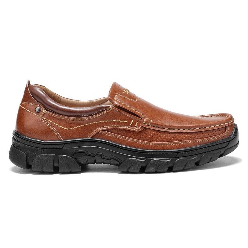 Herre Stricing Slip On Business Casual Lædersko