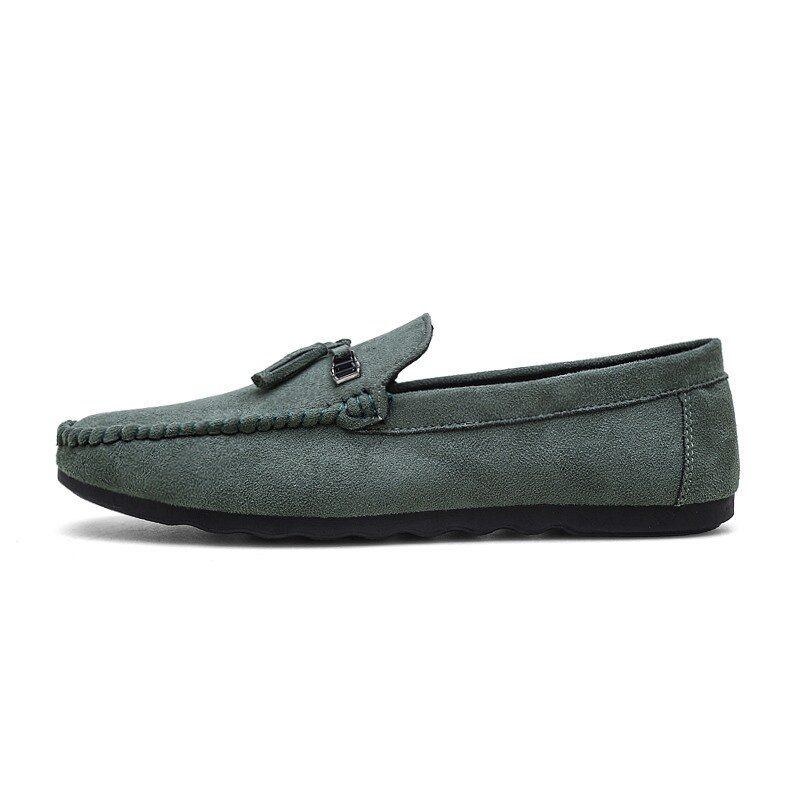 Herre Tassel Decor Comfy Syntetisk Ruskind Slip-on Casual Loafers