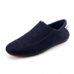 Herresko Flats Komfortabel Blød Åndbar Afslappet Udendørs Slip On Flats Loafers Sko