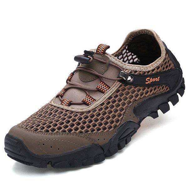 Herre Anti Collision Toe Mesh Outdoor Hiking Sneakers