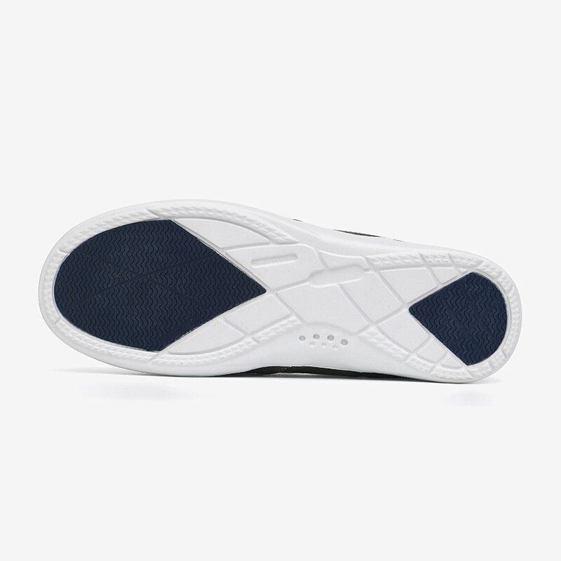 Herre Canvas Åndbar Blød Sål Behagelig Slip-on-bremse Color Crush Casual Sko