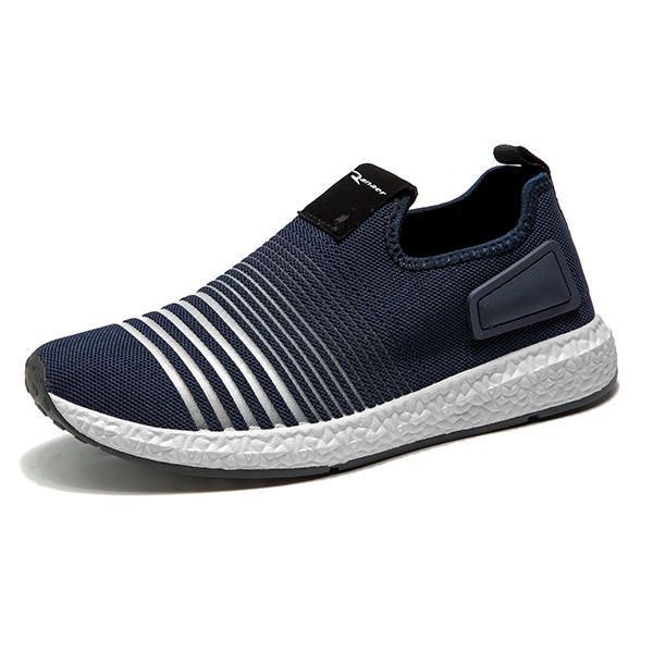 Herre Mesh Strik Slip On Casual Blød Sål Atletiksko