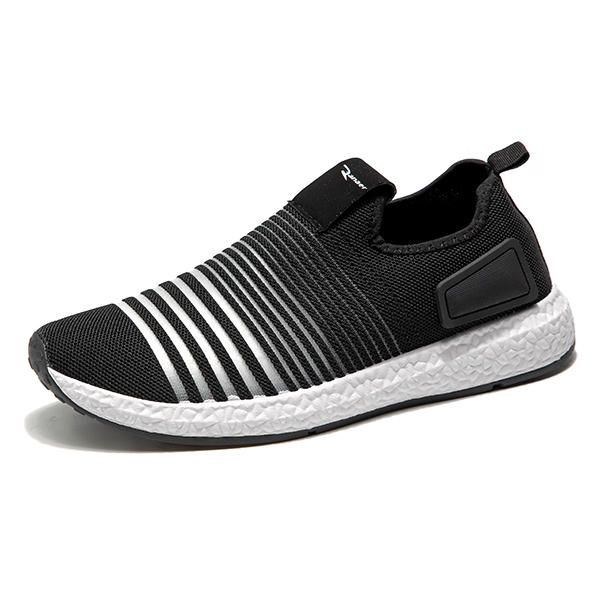 Herre Mesh Strik Slip On Casual Blød Sål Atletiksko