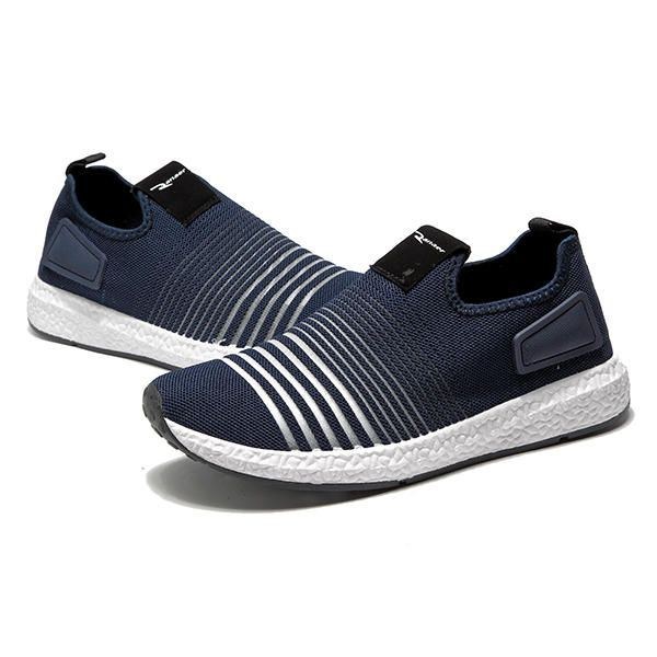 Herre Mesh Strik Slip On Casual Blød Sål Atletiksko