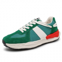 Herre Retro Splejsning Snørebånd Casual Running Sports Sneakers