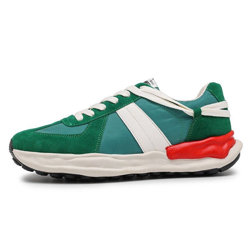 Herre Retro Splejsning Snørebånd Casual Running Sports Sneakers