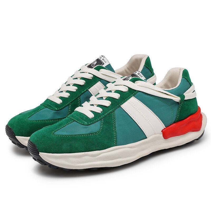 Herre Retro Splejsning Snørebånd Casual Running Sports Sneakers