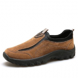 Herre Ruskind Elastik Slip On Outdoor Hiking Sneakers