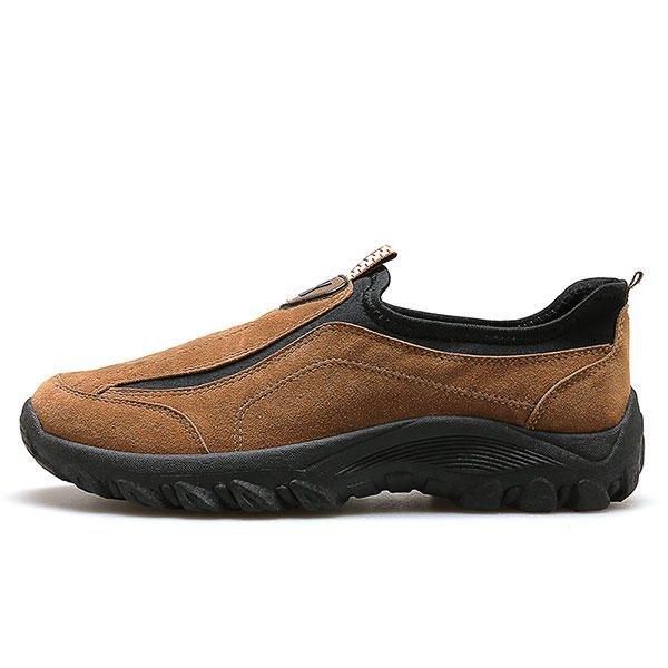 Herre Ruskind Elastik Slip On Outdoor Hiking Sneakers