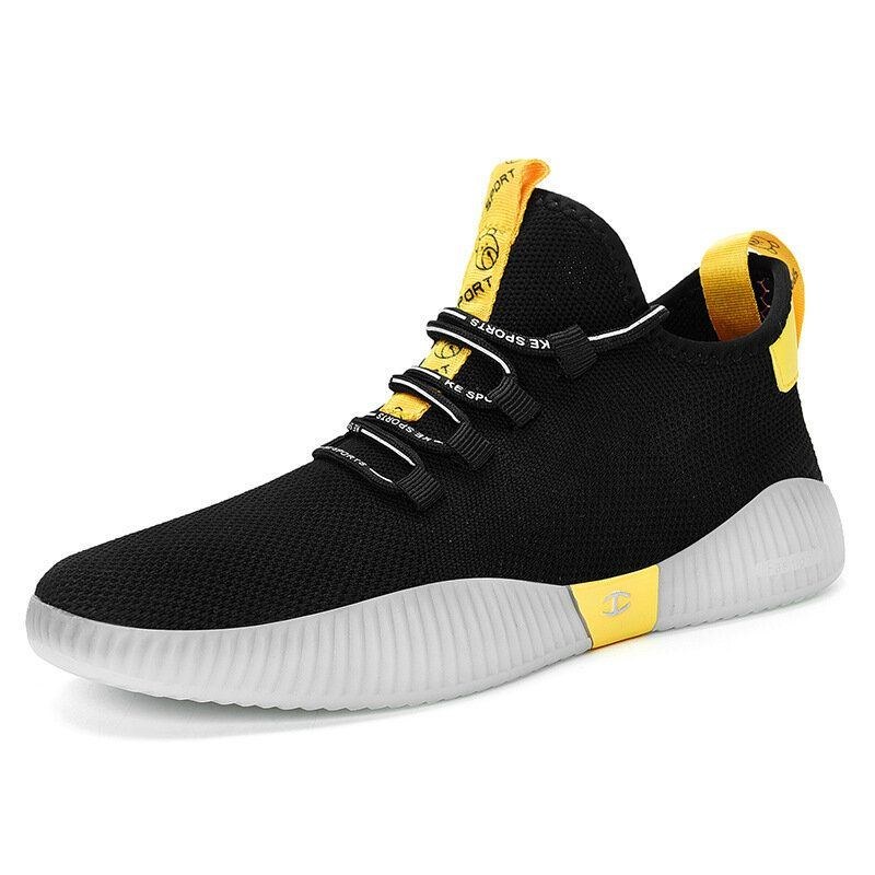 Herre Sports Mesh Åndbar Behagelige Og Skridsikre Casual Sneakers