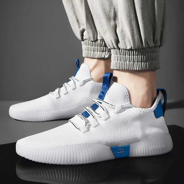 Herre Sports Mesh Åndbar Behagelige Og Skridsikre Casual Sneakers