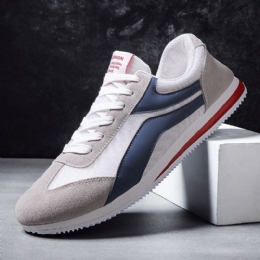 Herre Stil Casual Splejsning Mesh Åndbar Snøre Sneakers