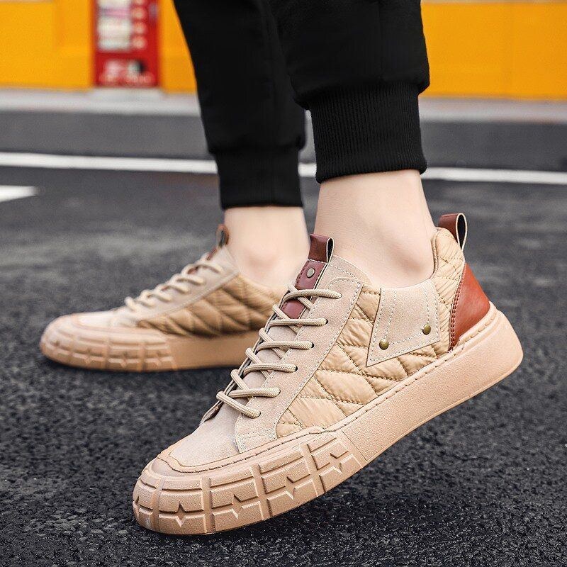 Herre Stilfuld Dun Splejsning Behagelige Varme Casual Court Sneakers