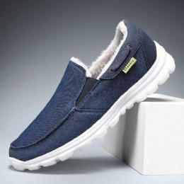 Herre Stingstof Varm Behagelig Elastisk Slip-on Sport Casual Flade Sko