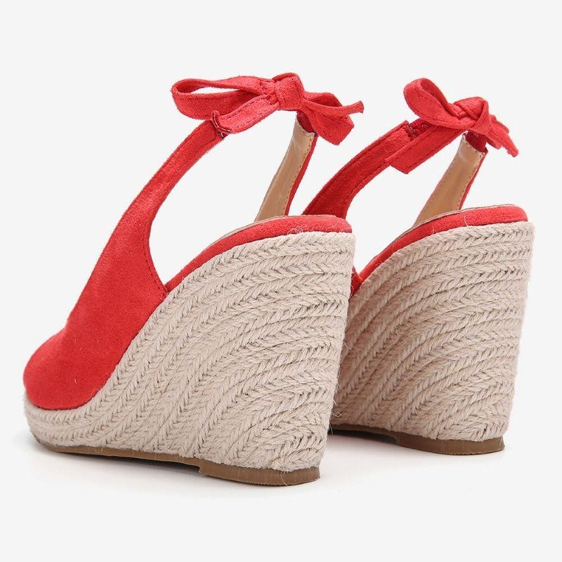 Dame Comfy Åndbar Slingback Casual Wedges Sandaler