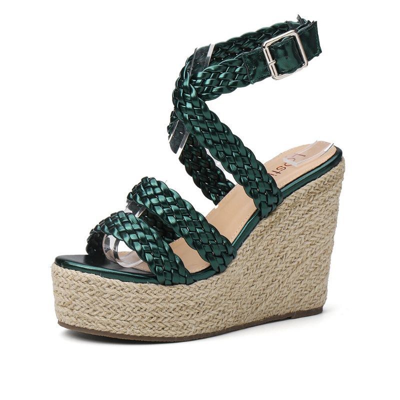 Dame Fletrem Espadrille Slingback Platform Sandaler