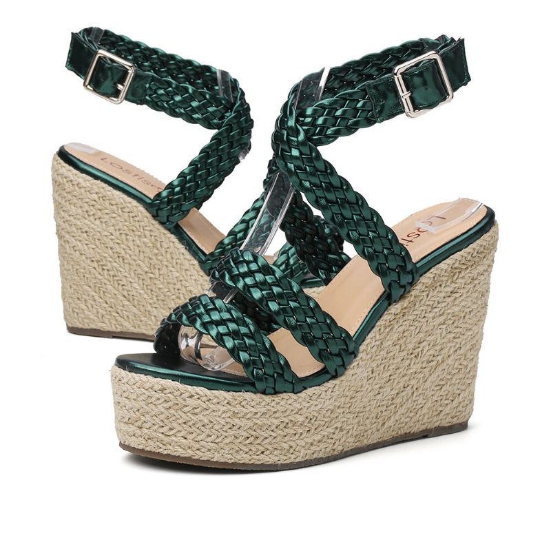 Dame Fletrem Espadrille Slingback Platform Sandaler