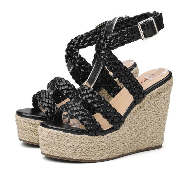 Dame Fletrem Espadrille Slingback Platform Sandaler