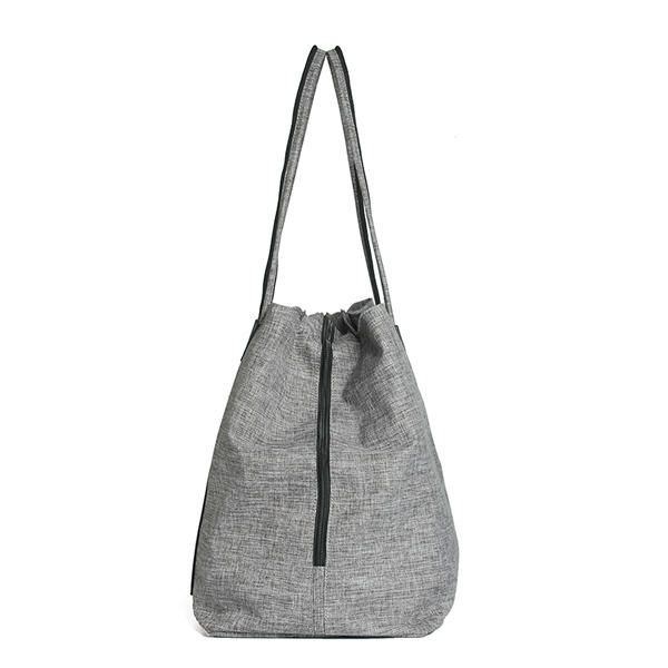 Dame Canvas Vintage 3 Hovedlommer Casual Håndtaske