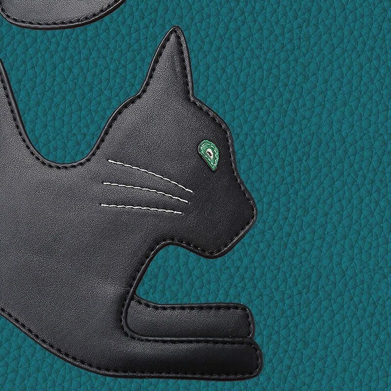 Dame Mode Skønhed Kunstlæder Håndtaske Med Stor Kapacitet Crossbody Taske Skuldertaske Cat Bag