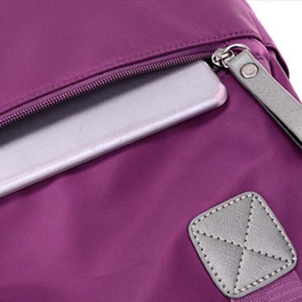 Dame Nylon Letvægts Multi Pocket Håndtasker Med Stor Kapacitet Crossbody Tasker