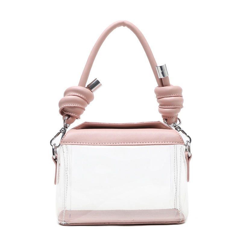 Damemode Pvc Transparent Crossbody Bag Skuldertaske