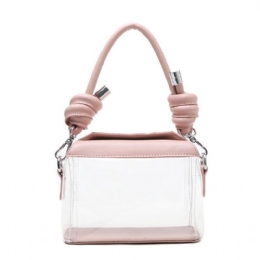 Damemode Pvc Transparent Crossbody Bag Skuldertaske