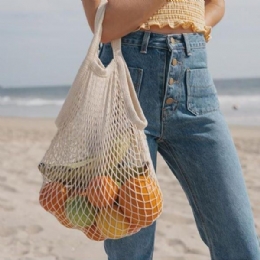 Damemode Shopping Strandnettaske Tote Bag