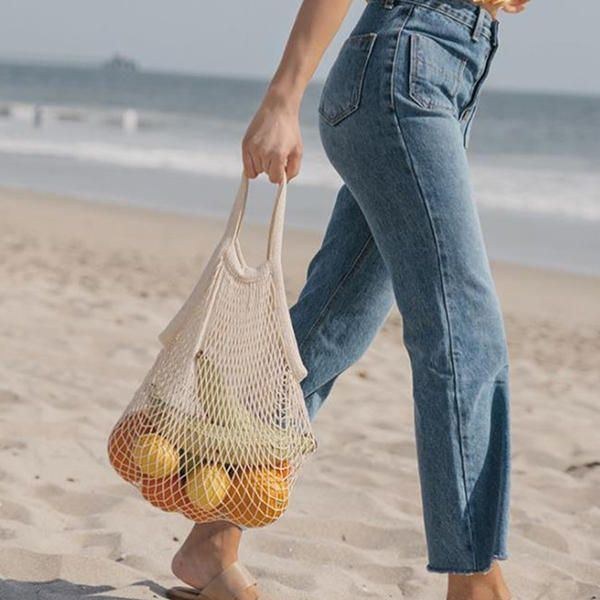 Damemode Shopping Strandnettaske Tote Bag