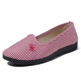 Casual Komfortabel Åndbar Slip On Flats Damesko