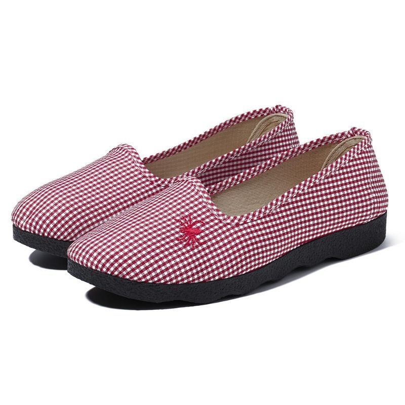 Casual Komfortabel Åndbar Slip On Flats Damesko