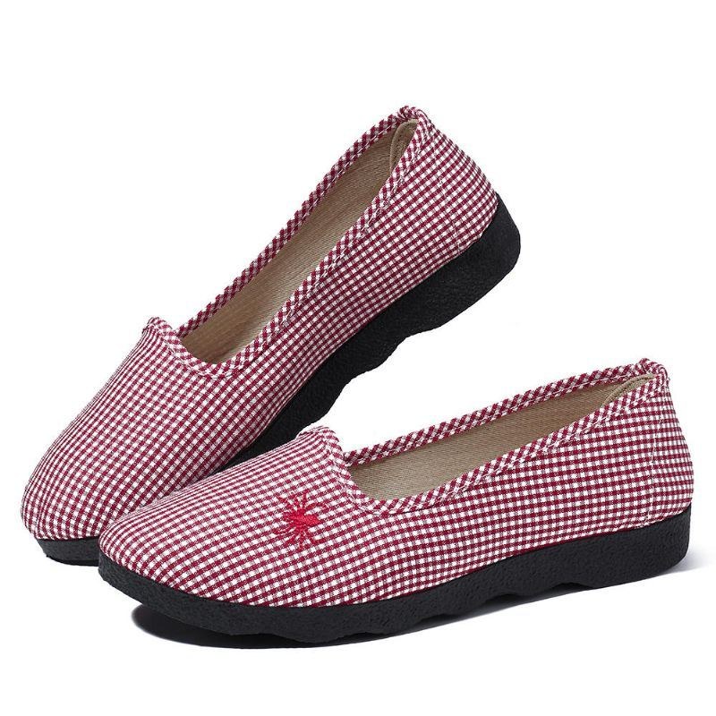 Casual Komfortabel Åndbar Slip On Flats Damesko