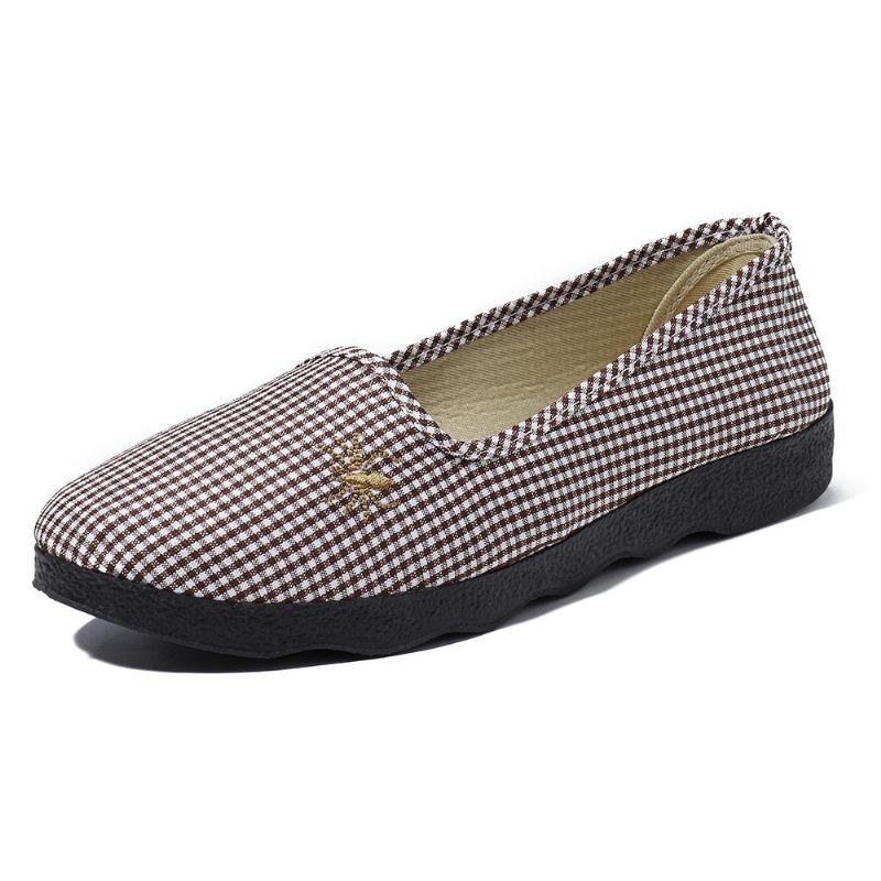 Casual Komfortabel Åndbar Slip On Flats Damesko