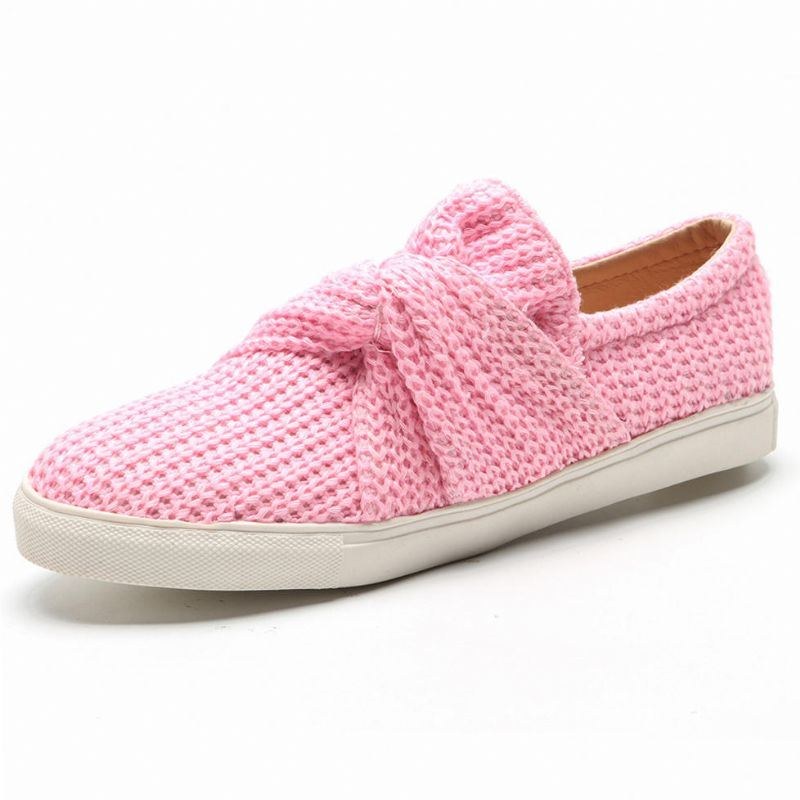 Dame Åndbar Knitting Knot Flat Loafers