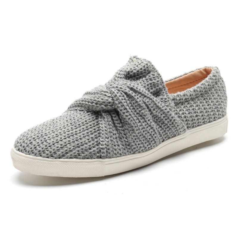 Dame Åndbar Knitting Knot Flat Loafers